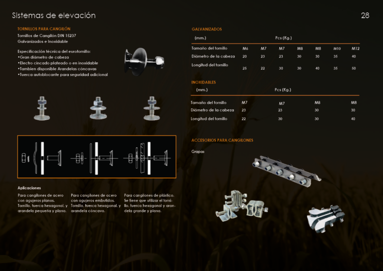 Catalogo cangilones28